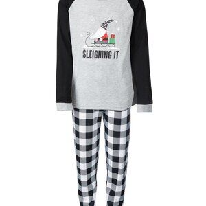 Family Pajamas Big Kids Sleepwear 2-Pieces Sleighing It Pajama Set